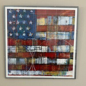 Craig Alan Contemporary American Poster Print 20" Square in Plastic frame